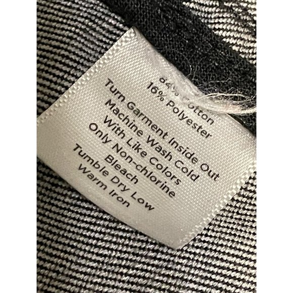 Talbots Size 14 Womens Black Denim Jean Jacket #U-4-10 - Picture 5 of 9